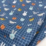 Popeline Sweet Animals – Azul - imagem 3