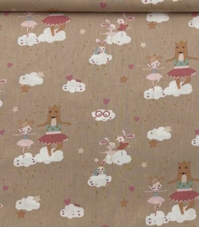 Popeline Sweet Ballerina – Bege