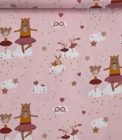 Popeline Sweet Ballerina – Rosa