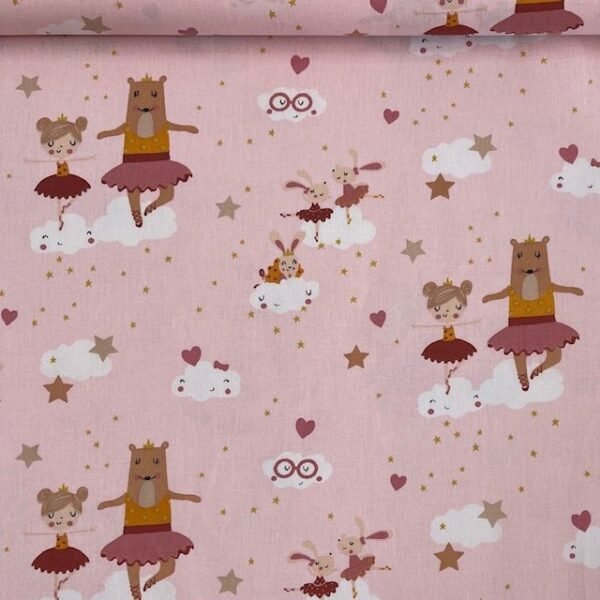 Popeline Sweet Ballerina – Rosa