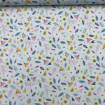 Popeline Sweet Flower – Turquesa