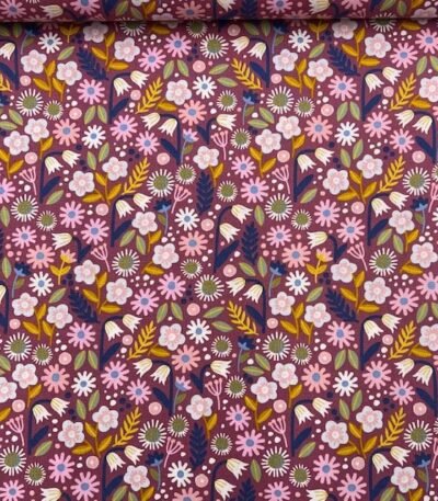 Popeline Sweet Flower – Lilás