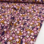 Popeline Sweet Flower – Lilás - imagem 3