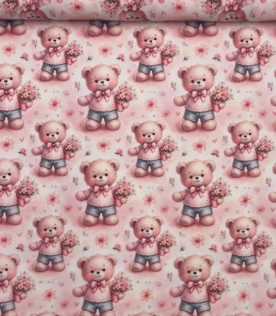 Popeline Teddy Boy – Branco