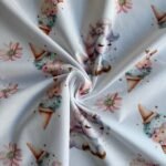 Popeline Unicorn Ice Cream by Ana Lobo – Rosa - imagem 2