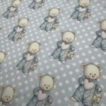 Popeline Ursinho Fofinho – Azul - imagem 2