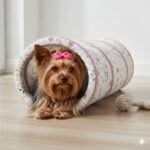 Popeline Animais Yorkshire - Branco - Image 3