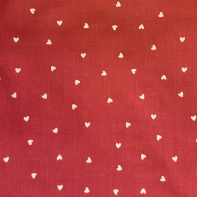 Popeline Corações Dias dos Namorados – Vermelho
