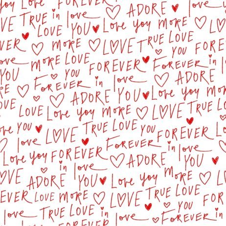 Popeline Love You Dia dos Namorados – Branco