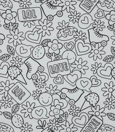 Popeline para Colorir