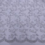 Renda Flower – Prateado c/ Lurex