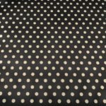 Seda Crepe – Bolas – Preto - imagem 2