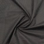 Popeline Resinada – Pintas – Preto