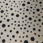 Seda Crepe – Bolas Variadas – Preto - imagem 2