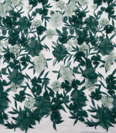 Renda 3D Flower – Verde