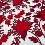 Renda Flower 3D – Vermelho - imagem 4