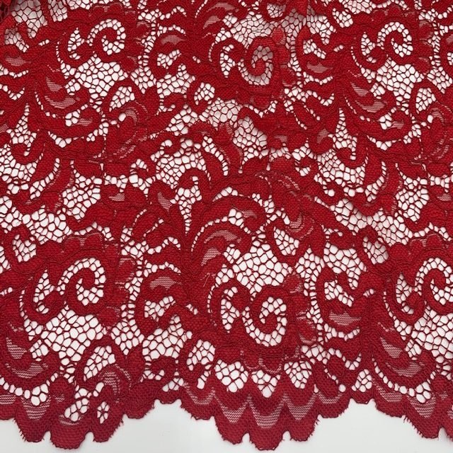 Renda Gupi – Vermelho Escuro