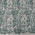 Renda Sequin Tree – Verde