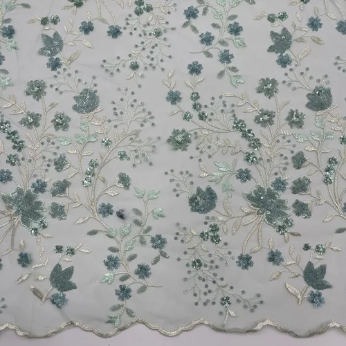 Renda Tree Flower Sequin – Lilás