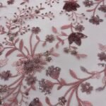 Renda Tree Flower Sequin – Rosa - imagem 4