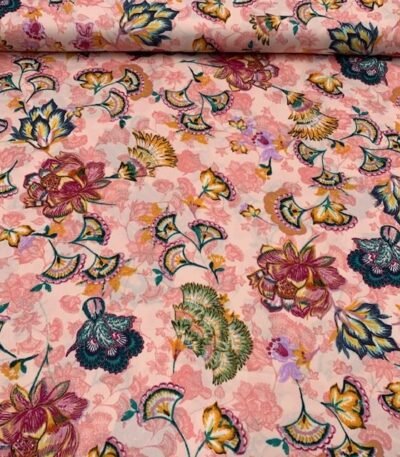 Seda Estampada – Rosa