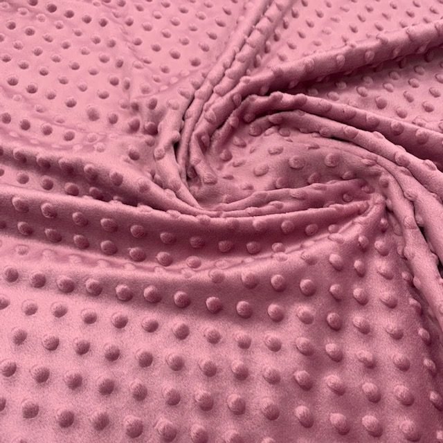 Malha Minky – Rosa Velho