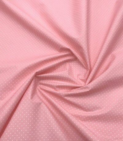 Popeline Resinada – Pintas – Rosa