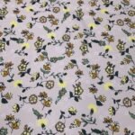 Seda Barra Floral – Amarelo - imagem 2