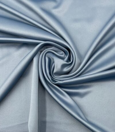 Seda Crepe – Azul Acinzentado