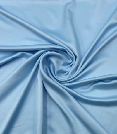 Seda Crepe – Azul Claro