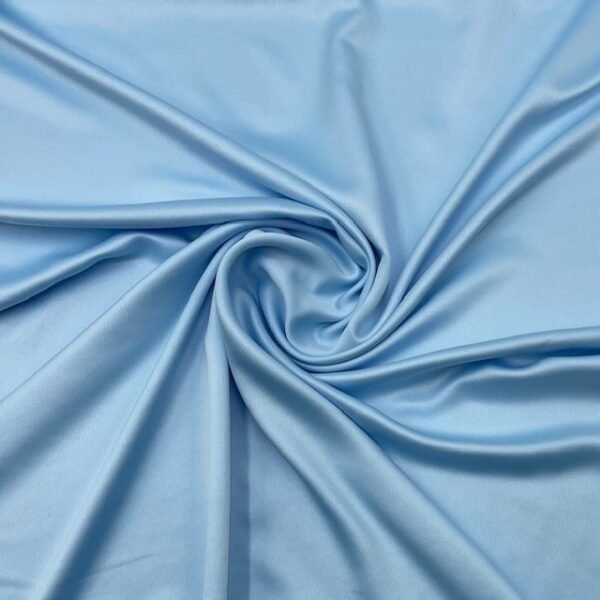 Seda Crepe – Azul Claro