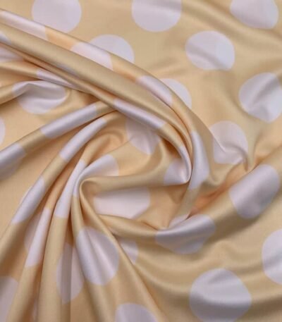 Seda Crepe Bolas 5cm – Amarelo