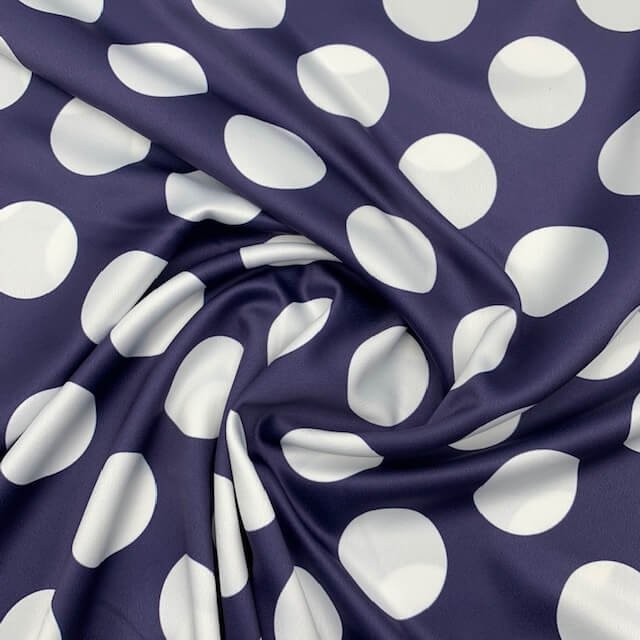 Seda Crepe Bolas 5cm – Azul M.