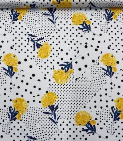 Seda Crepe Crave – Amarelo