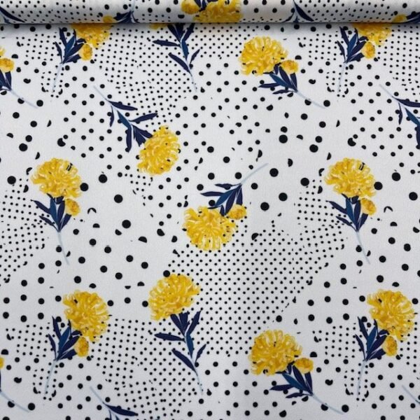 Seda Crepe Crave – Amarelo