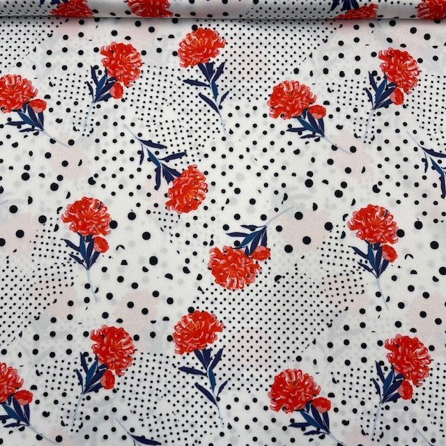 Seda Crepe Crave – Vermelho
