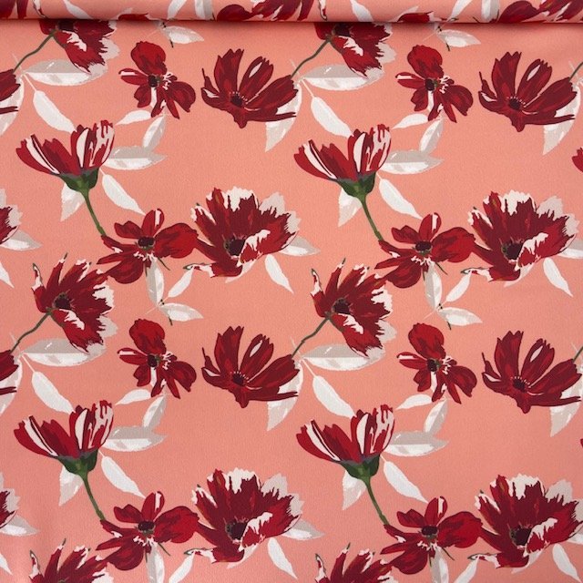 Seda Crepe Estampada