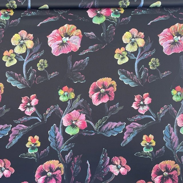 Seda Crepe Estampada