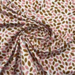 Seda Crepe Leaves – Rosa - imagem 2