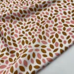 Seda Crepe Leaves – Rosa - imagem 3
