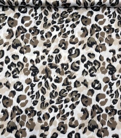 Seda Crepe Leopardo