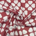 Seda Crepe Trevo – Vermelho - imagem 2