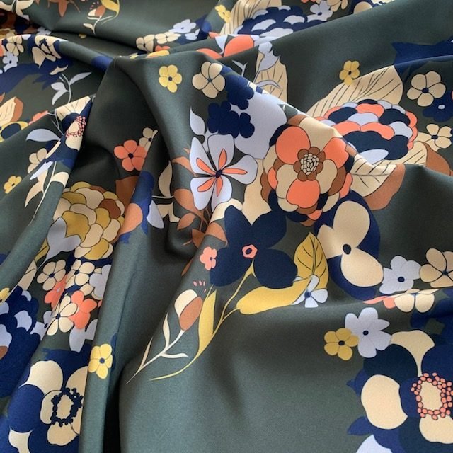 Seda Mate – Floral – Verde