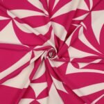Seda c/ Lycra Geometric – Fucsia - imagem 2