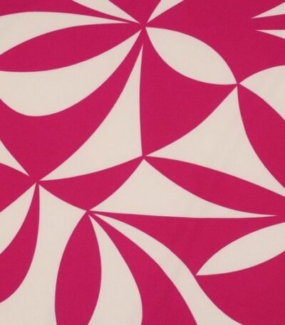 Seda c/ Lycra Geometric – Fucsia