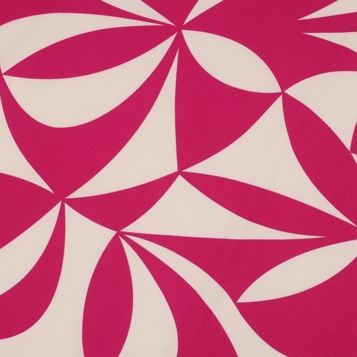 Seda c/ Lycra Geometric – Fucsia
