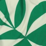 Seda c/ Lycra Geometric – Verde - imagem 3