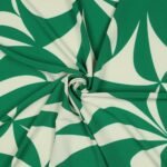 Seda c/ Lycra Geometric – Verde - imagem 2