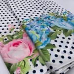 Seda Pintas/Floral – Rosa - imagem 3