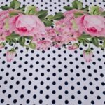 Seda Pintas/Floral – Rosa - imagem 2